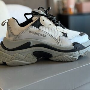 Balenciaga Grey and Dark Grey Sneakers